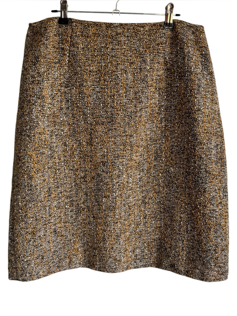 Nic + Zoe Soft Tweed Skirt Sz 8 Knee Length Pencil Straight Office Preppy Fall
